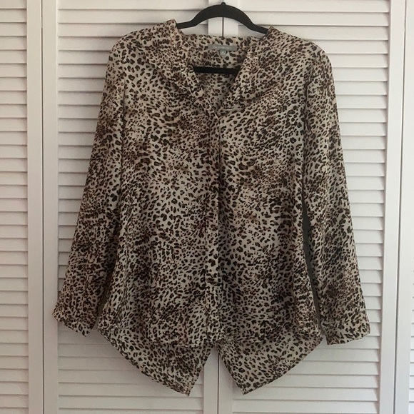 NY Collection Tops - NY Collection Long Sleeve Blouse